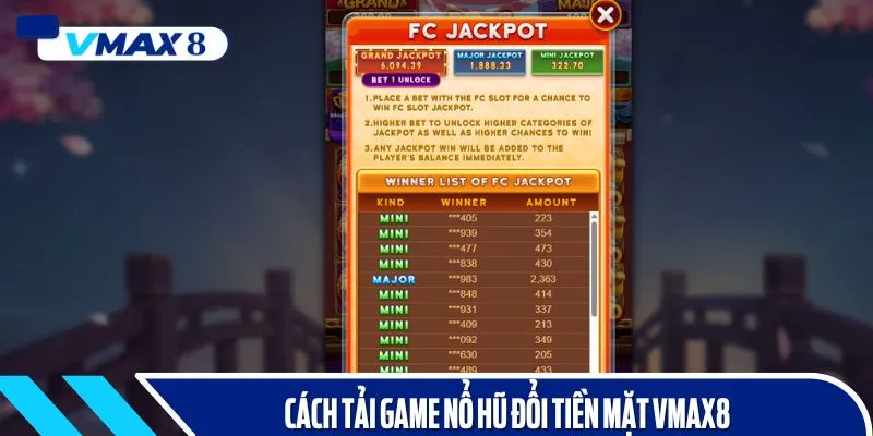 tải game nổ hũ đổi tiền mặt hướng dẫn